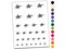 Joust Noble Knight Checkered Horse Temporary Tattoo Water Resistant Fake Body Art Set Collection